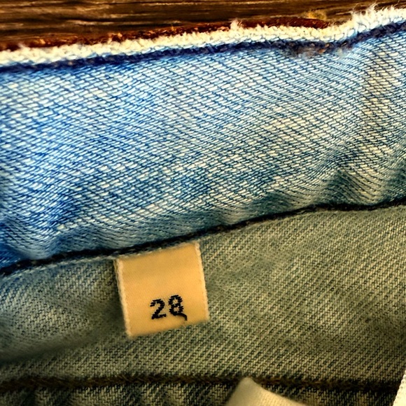 Citizens of Humanity Emerson Studded Slim Boyfriend Jeans Distressed Light 28” - Picture 9 of 12